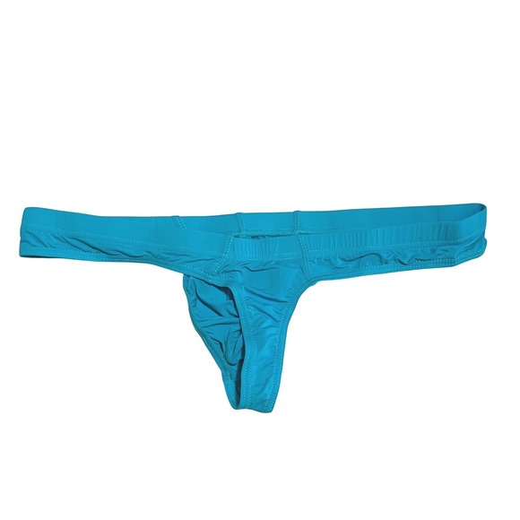 Jockmail Ice Silk Thong Blue‎ Size L (30-32) JM290 NWT - Picture 2 of 6